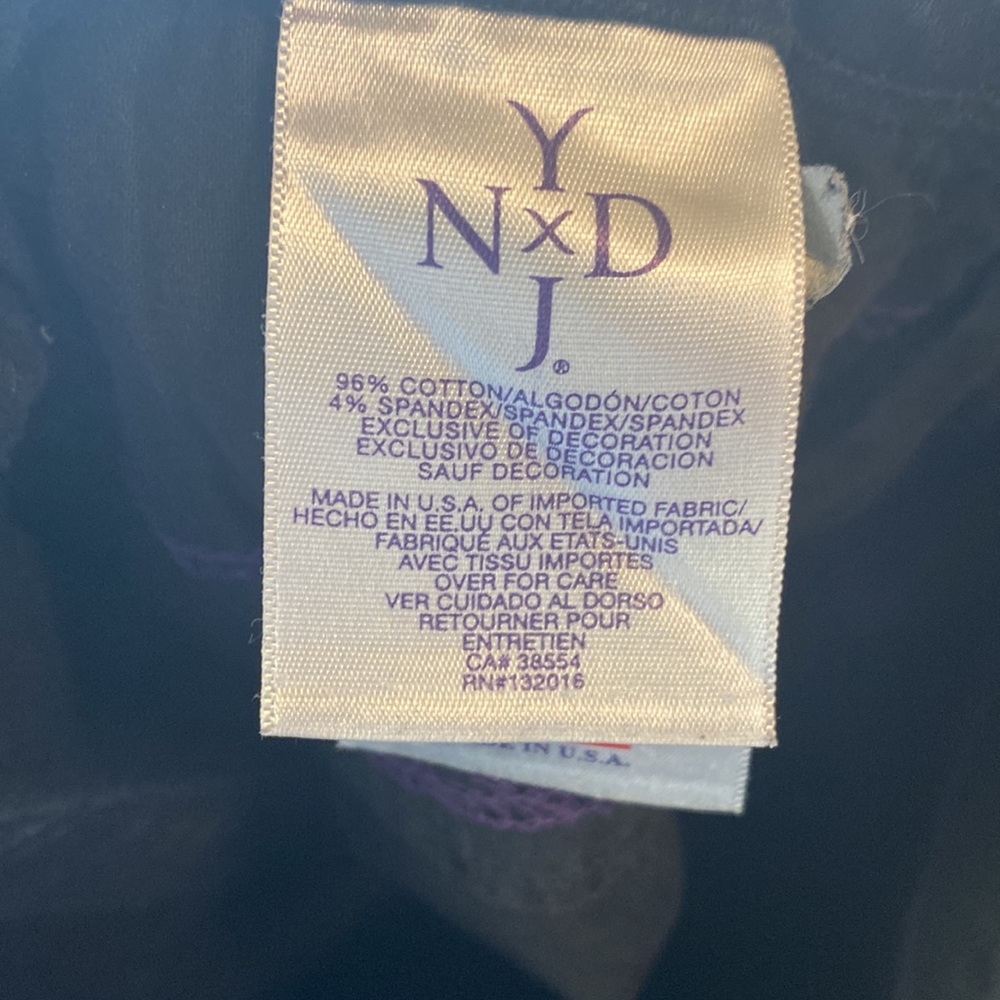 NYDJ Straight Black Lift Tuck Technology Jeans 10 - Picture 6 of 14